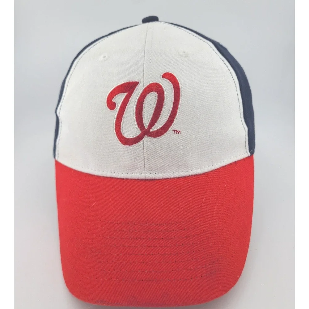 Washington Nationals Bud Light MLB Baseball Cap Mens One Size White Blue Hat